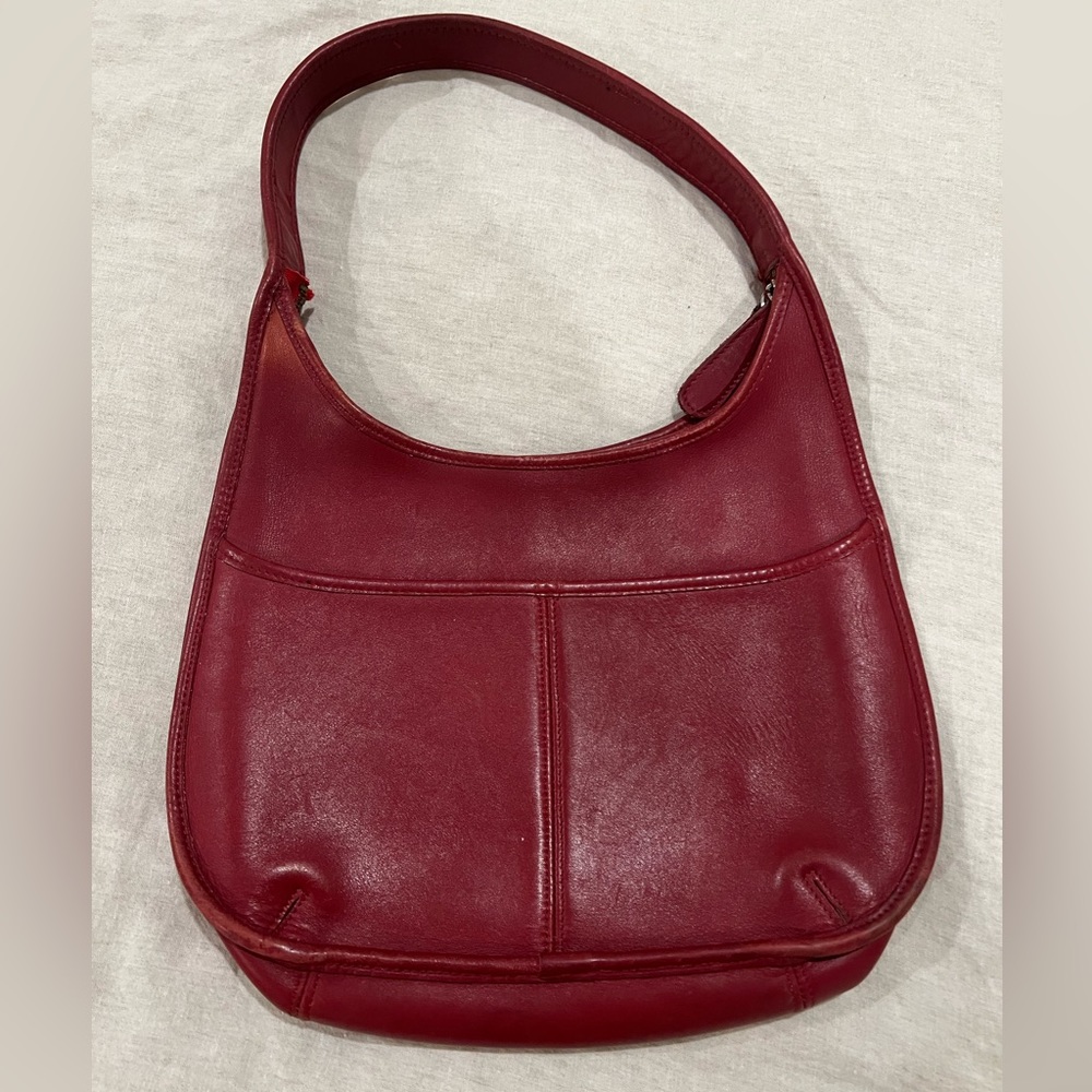 Vintage Coach Ergo Bag in Red